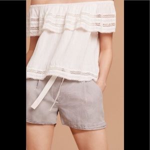 Aritzia Wilfred Montrouge Shorts Grey Pull On Shorts